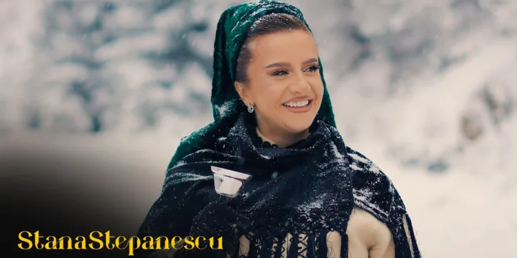 Stana Stepanescu aduce magia Crăciunului cu noua colindă „Seară de Ajun”