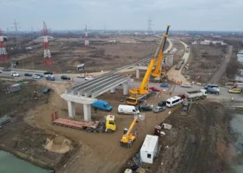 Progres accelerat pe șantierul Centurii Sud Timișoara