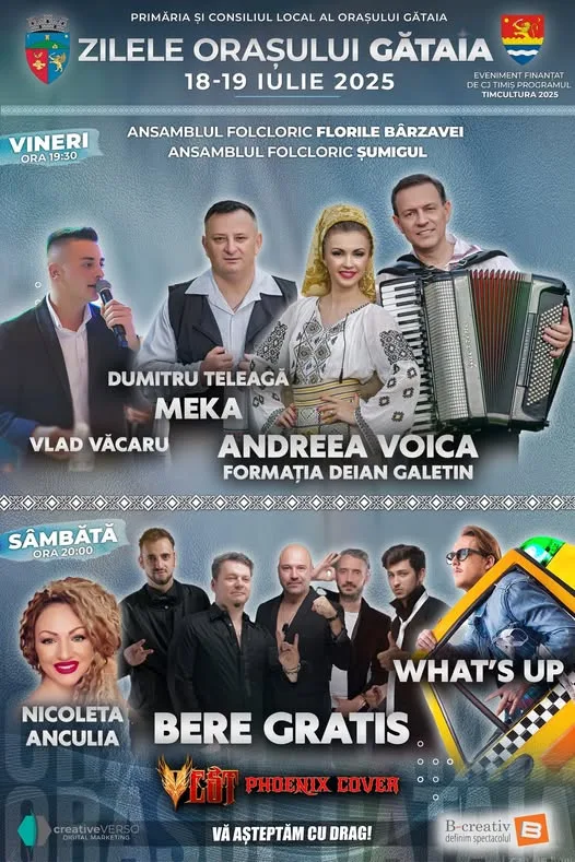 zilele orasului gataia 2025